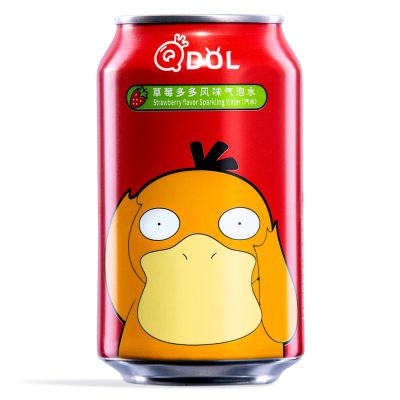 QDOL Pokemon Strawberry Flavor Sparkling Water