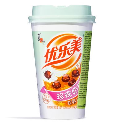 ST Instant Milk Tea Drink With Tapioca Pearl &lpar;Strawberry Flavour&rpar; 優樂美 珍珠奶茶 &lpar;草莓味&rpar;