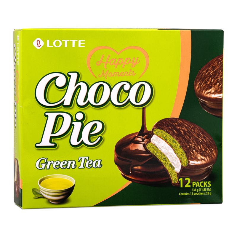 Click Here To Enlarge This Photo Of Lotte Choco Pie Green Tea