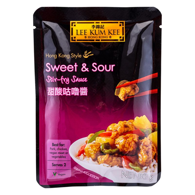 Click Here To Enlarge This Photo Of Lee Kum Kee Hong Kong Style Sweet & Sour Stir-fry Sauce 李錦記 甜酸咕嚕醬