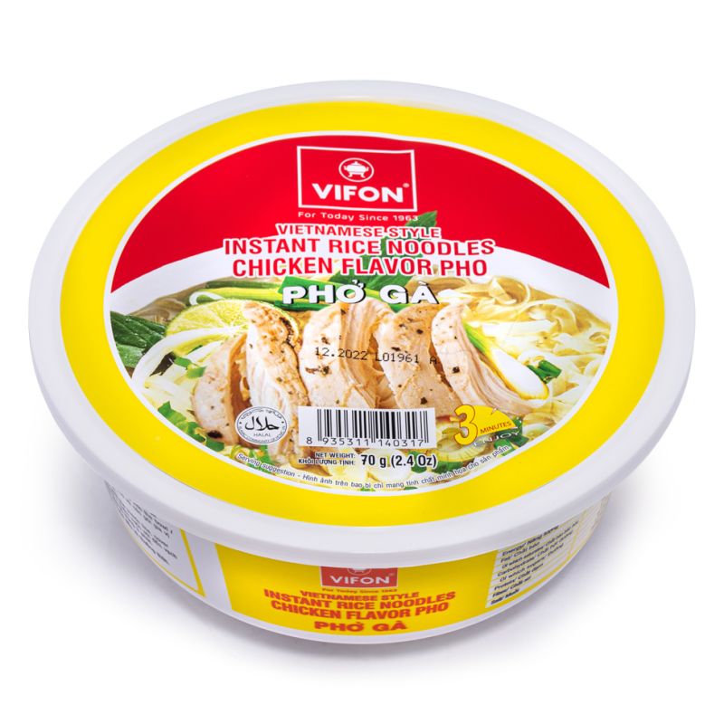 Click Here To Enlarge This Photo Of Vifon Chicken Flavour Pho Ga Rice Noodle Bowl