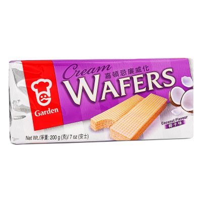 GARDEN Cream Wafers &lpar;Coconut Flavour&rpar; 嘉頓 忌廉威化 &lpar;椰子味&rpar;