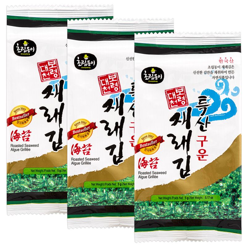 Click Here To Enlarge This Photo Of Choripdong Roasted Seaweed Laver 륵산 구운 재래김