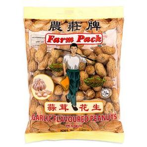 Farm Pack Garlic Flavoured Peanuts in Shell 農莊牌 蒜茸花生
