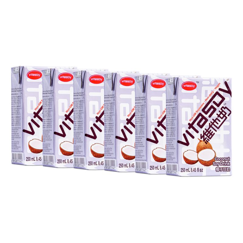 Click Here To Enlarge This Photo Of Vitasoy Coconut Soy Drink (6pk) 維他奶 椰子豆奶 (6包裝)