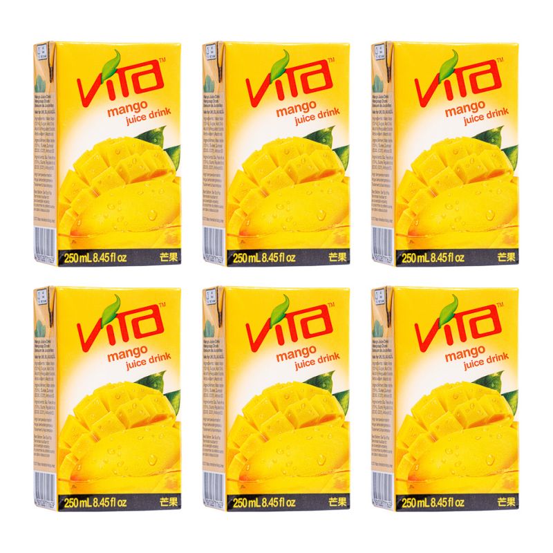 Click Here To Enlarge This Photo Of Vita Mango Juice Drink &lpar;6pk&rpar; 維他 芒果汁 &lpar;6包裝&rpar;