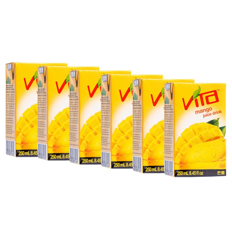 Click Here To Enlarge This Photo Of Vita Mango Juice Drink &lpar;6pk&rpar; 維他 芒果汁 &lpar;6包裝&rpar;