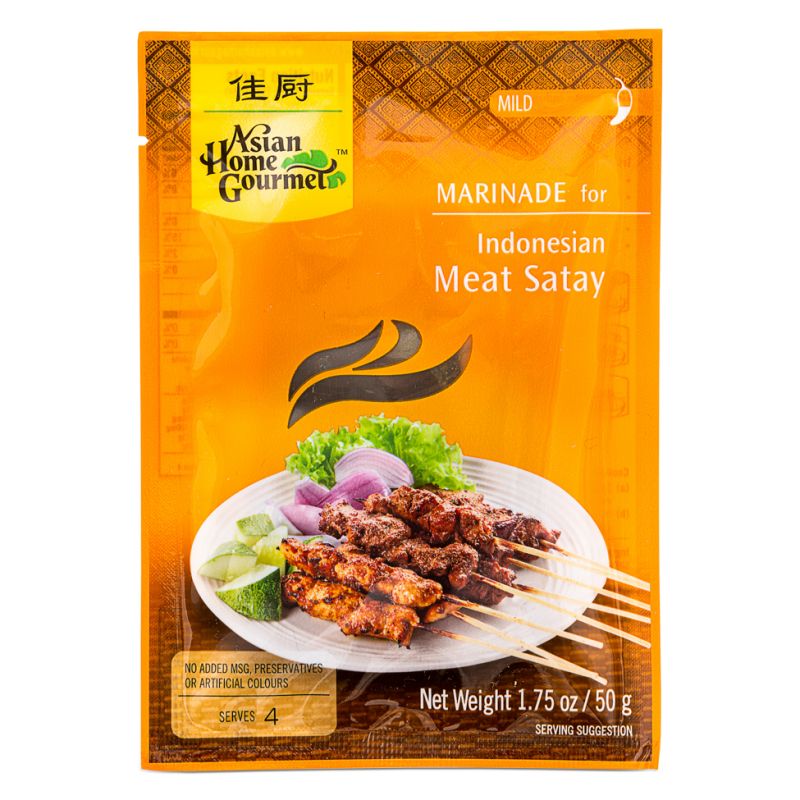 Click Here To Enlarge This Photo Of Asian Home Gourmet Marinade for Indonesian Meat Satay - Mild