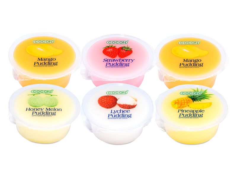 Click Here To Enlarge This Photo Of Cocon Assorted Fruit Flavoured Jelly Pudding with Coconut Gel Pieces