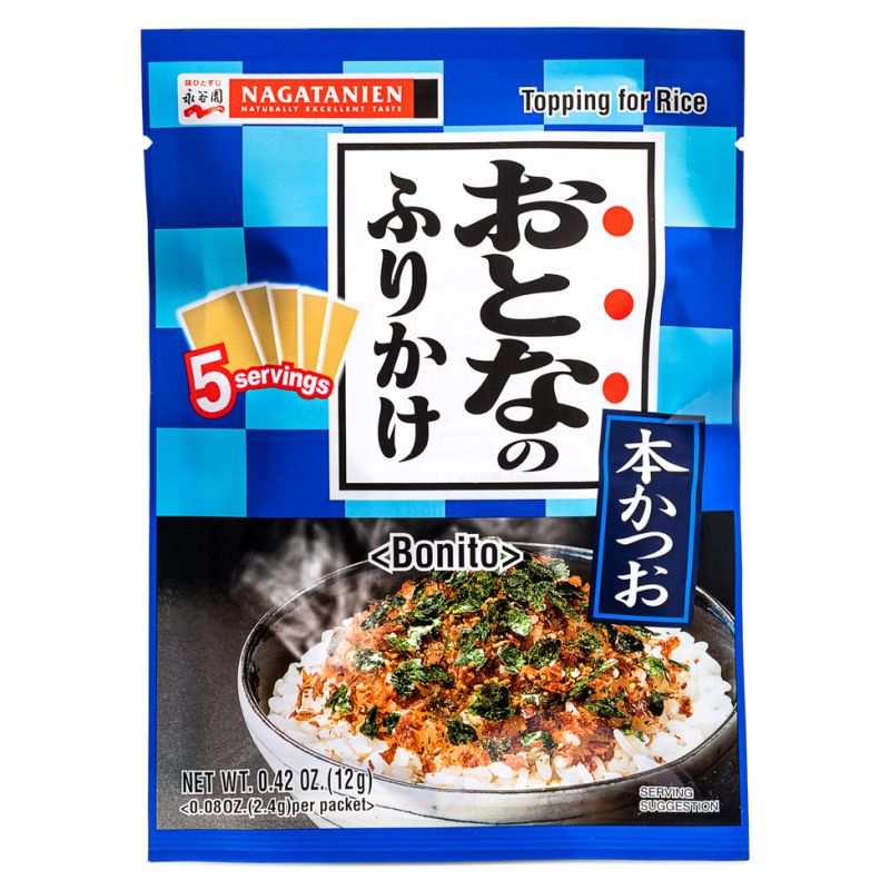 Click Here To Enlarge This Photo Of Nagatanien Topping for Rice Otona no Furikake &lpar;Bonito&rpar; おとなのふりかけ &lpar;本かつお&rpar;