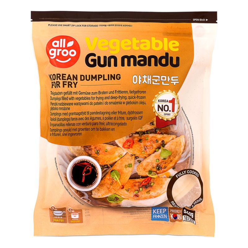 Click Here To Enlarge This Photo Of Allgroo Vegetable Gun Mandu &lpar;Korean Dumpling for Fry&rpar; 야채군만두