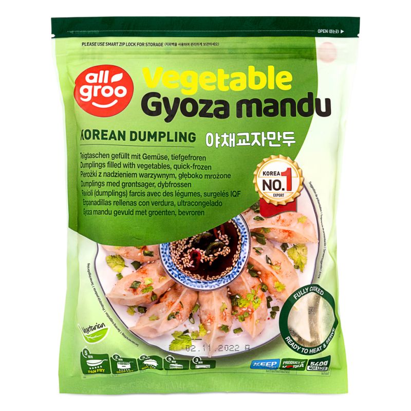 Click Here To Enlarge This Photo Of Allgroo Vegetable Gyoza Mandu Korean Dumpling 야채교자만두