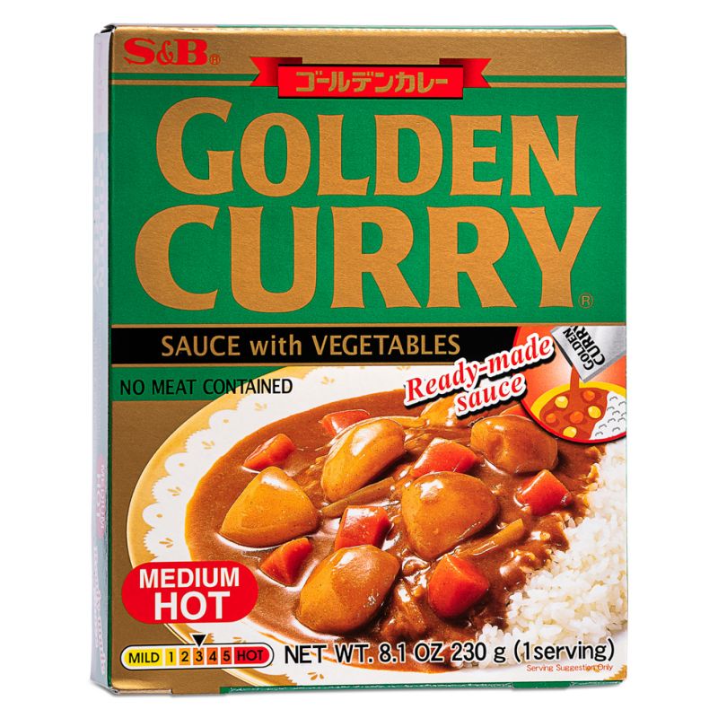 Click Here To Enlarge This Photo Of S&B Golden Curry Sauce with Vegetables &lpar;Medium Hot&rpar;