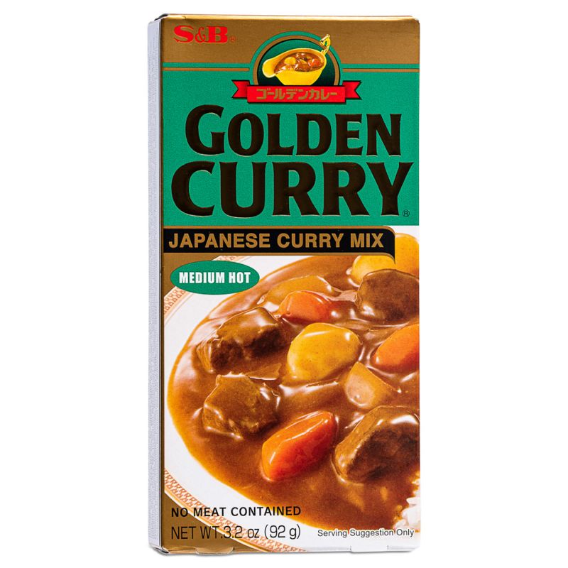 Click Here To Enlarge This Photo Of S&B Golden Curry Sauce Mix &lpar;Med &sol; Hot&rpar;