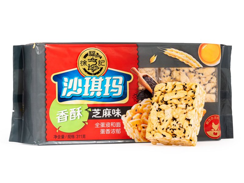 Click Here To Enlarge This Photo Of Hsu Sachima Flour Cake &lpar;Sesame Flavour&rpar; 徐福記 沙琪瑪 &lpar;香酥芝麻味&rpar;