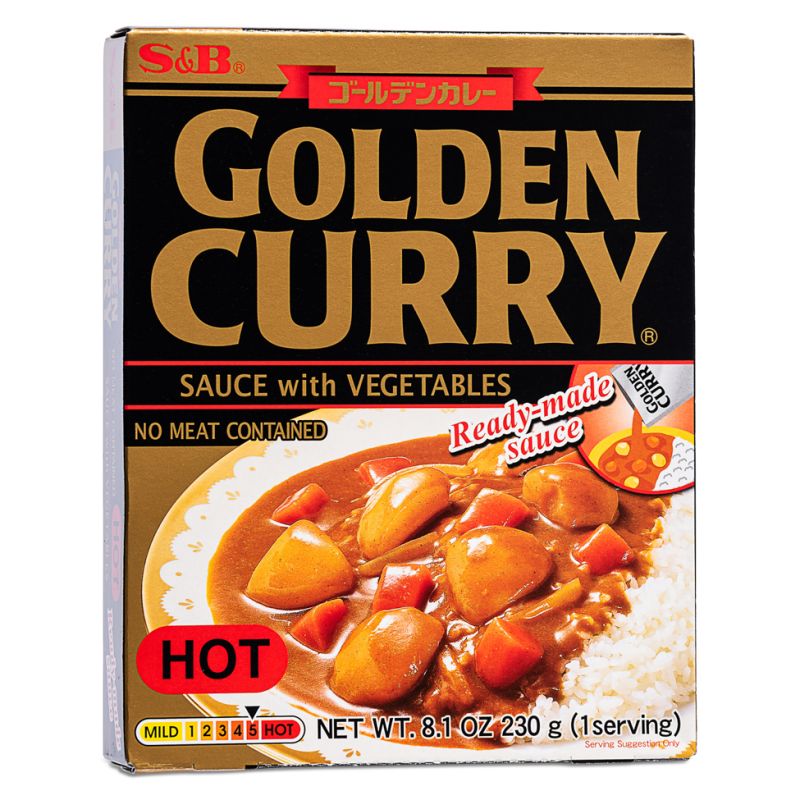 Click Here To Enlarge This Photo Of S&B Golden Curry Sauce with Vegetables &lpar;Hot&rpar;