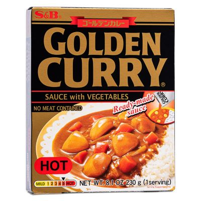 S&B Golden Curry Sauce with Vegetables &lpar;Hot&rpar;