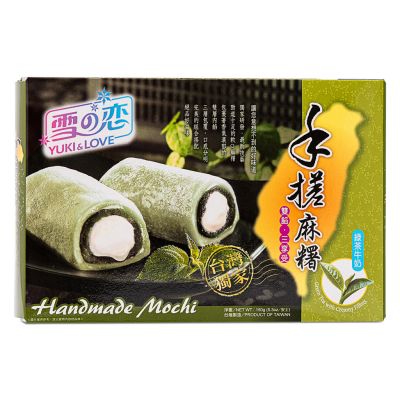 Yuki & Love Handmade Mochi Milk with Green Tea Filling 雪の戀 手搓雙餡麻糬 &lpar;綠茶牛奶&rpar;