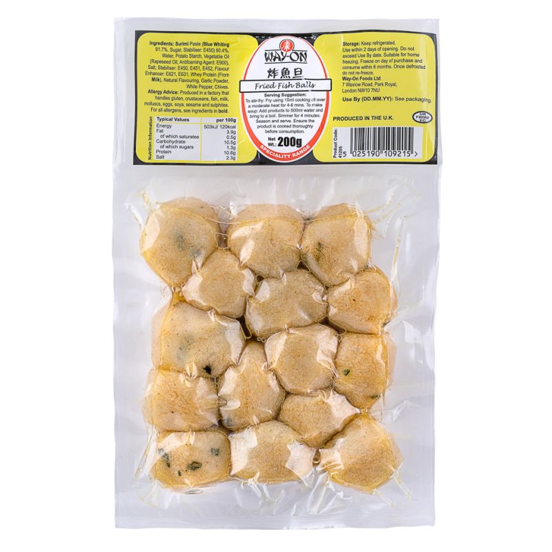 Click Here To Enlarge This Photo Of Way-On Fried Fish Balls 惠康 炸魚旦