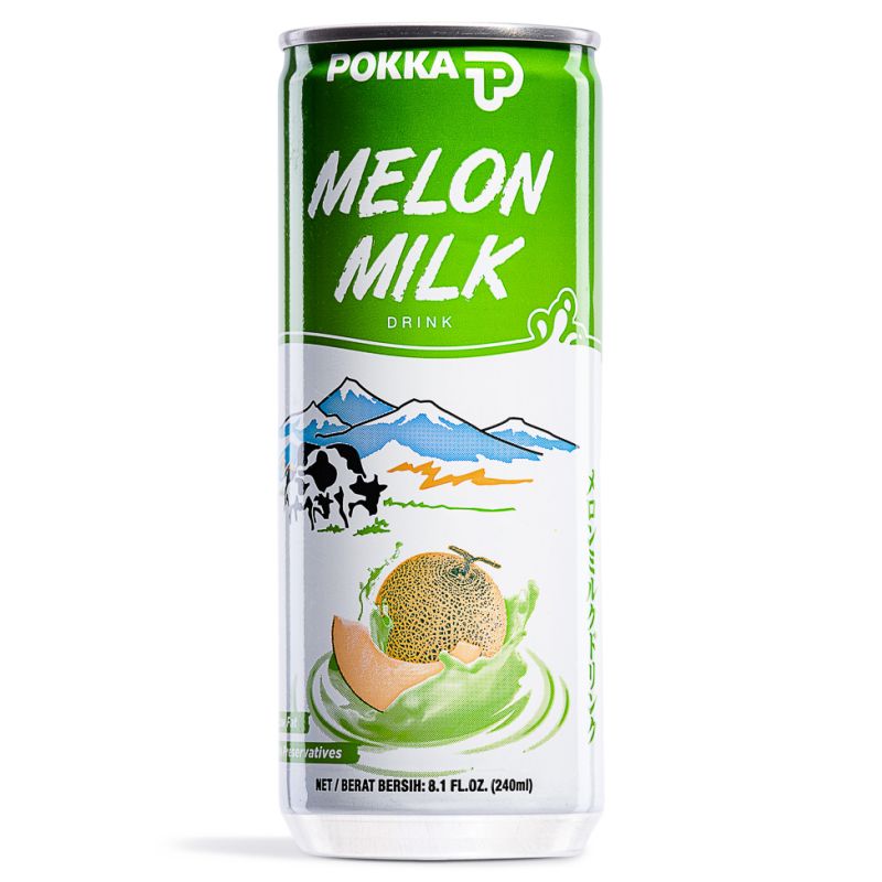 Click Here To Enlarge This Photo Of Pokka Melon Milk Drink 蜜瓜牛奶