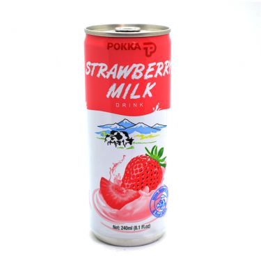 Click Here To Enlarge This Photo Of Pokka Strawberry Milk Drink 草莓牛奶