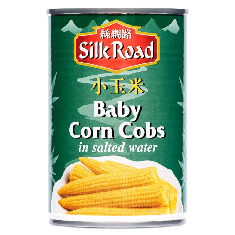 Click Here To Enlarge This Photo Of Silk Road Baby Corn Cobs in Salted Water 絲綢路 小玉米